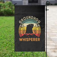 Funny Groundhog Whisperer Garden Flag Retro Vintage Woodchuck Lover - Wonder Print Shop