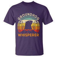 Funny Groundhog Whisperer T Shirt Retro Vintage Woodchuck Lover - Wonder Print Shop