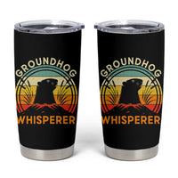 Funny Groundhog Whisperer Tumbler Cup Retro Vintage Woodchuck Lover - Wonder Print Shop