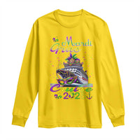 Funny Mardi Gras Cruise 2025 Long Sleeve Shirt Trip New Orleans Family Matching