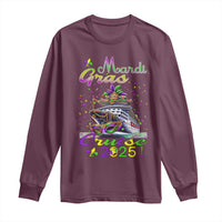Funny Mardi Gras Cruise 2025 Long Sleeve Shirt Trip New Orleans Family Matching