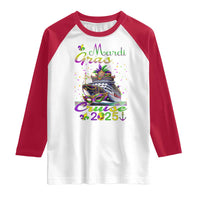 Funny Mardi Gras Cruise 2025 Raglan Shirt Trip New Orleans Family Matching
