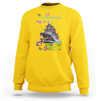 Funny Mardi Gras Cruise 2025 Sweatshirt Trip New Orleans Family Matching