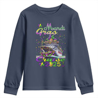 Funny Mardi Gras Cruise 2025 Youth Sweatshirt Trip New Orleans Family Matching