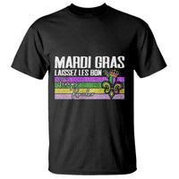 Funny Mardi Gras Laissez Les Bon Temps Rouler T Shirt Fleur De Lis Glitter Print