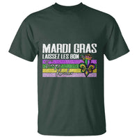 Funny Mardi Gras Laissez Les Bon Temps Rouler T Shirt Fleur De Lis Glitter Print