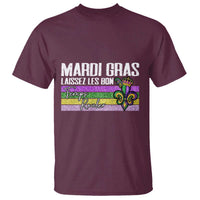 Funny Mardi Gras Laissez Les Bon Temps Rouler T Shirt Fleur De Lis Glitter Print