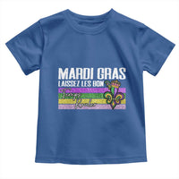 Funny Mardi Gras Laissez Les Bon Temps Rouler Toddler T Shirt Fleur De Lis Glitter Print