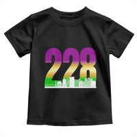 Funny Mardi Gras In Biloxi Mississippi Toddler T Shirt 228 Skyline Area Code