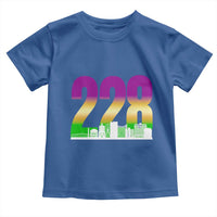 Funny Mardi Gras In Biloxi Mississippi Toddler T Shirt 228 Skyline Area Code