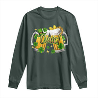 Funny St Patrick's Day Irish Beer Drinking Craic Long Sleeve Shirt