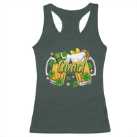 Funny St Patrick's Day Irish Beer Drinking Craic Racerback Tank Top