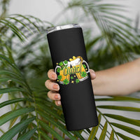 Funny St Patrick's Day Irish Beer Drinking Craic Skinny Tumbler - Wonder Print Shop