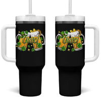 Funny St Patrick's Day Irish Beer Drinking Craic Tumbler With Handle - Wonder Print Shop