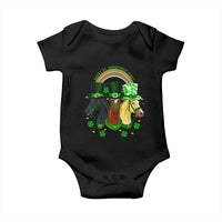 Funny St Patrick's Day Horse Baby Onesie Happy St Horsetrick's Day Shamrock