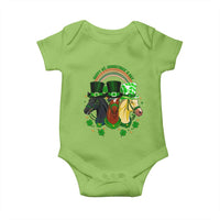 Funny St Patrick's Day Horse Baby Onesie Happy St Horsetrick's Day Shamrock