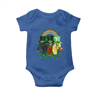 Funny St Patrick's Day Horse Baby Onesie Happy St Horsetrick's Day Shamrock