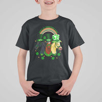 Funny St Patrick's Day Horse T Shirt For Kid Happy St Horsetrick's Day Shamrock