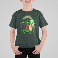 Funny St Patrick's Day Horse T Shirt For Kid Happy St Horsetrick's Day Shamrock