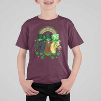 Funny St Patrick's Day Horse T Shirt For Kid Happy St Horsetrick's Day Shamrock