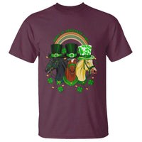 Funny St Patrick's Day Horse T Shirt Happy St Horsetrick's Day Shamrock