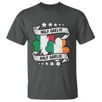 Funny Half Gaelic Half Garlic T Shirt Irish Italian St. Patrick's Day