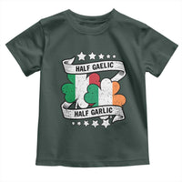 Funny Half Gaelic Half Garlic Toddler T Shirt Irish Italian St. Patrick's Day