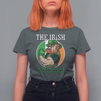 Funny The Irish We Don't Always Win But We Always Fight T Shirt For Women