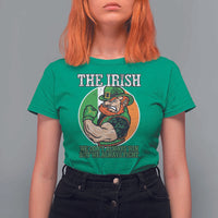 Funny The Irish We Don't Always Win But We Always Fight T Shirt For Women