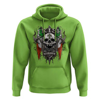 Funny Irish Warrior Hoodie Vintage Skull Celtic Cross Ireland Flag