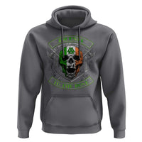 Irish Viking Hoodie Irish To The Bone Vintage Ireland Flag Skull