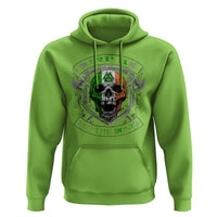 Irish Viking Hoodie Irish To The Bone Vintage Ireland Flag Skull