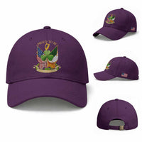 Proud To Be Irish American Baseball Cap Vintage Ireland USA Flag Shamrock Harp