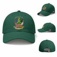 Proud To Be Irish American Baseball Cap Vintage Ireland USA Flag Shamrock Harp