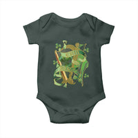 Irish Pride Baby Onesie Erin Go Bragh Harp Shamrock St Patrick's Day