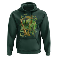 Irish Pride Hoodie Erin Go Bragh Harp Shamrock St Patrick's Day