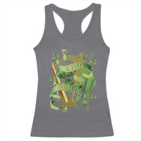 Irish Pride Racerback Tank Top Erin Go Bragh Harp Shamrock St Patrick's Day