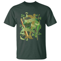 Irish Pride T Shirt Erin Go Bragh Harp Shamrock St Patrick's Day
