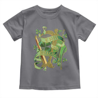 Irish Pride Toddler T Shirt Erin Go Bragh Harp Shamrock St Patrick's Day