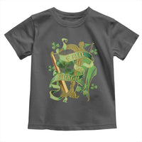 Irish Pride Toddler T Shirt Erin Go Bragh Harp Shamrock St Patrick's Day