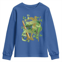 Irish Pride Youth Sweatshirt Erin Go Bragh Harp Shamrock St Patrick's Day