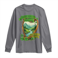Irish Pride Long Sleeve Shirt Ireland Forever Erin Go Bragh Harp Shamrock