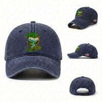 Irish Pride Washed Cotton Baseball Cap Ireland Forever Erin Go Bragh Harp Shamrock