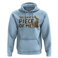 Funny Easter Day Chocolate Bunny Hoodie You Want A Piece Of Me