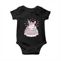 Funny Easter Unicorn Bunny Easter Eggs Baby Onesie