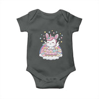 Funny Easter Unicorn Bunny Easter Eggs Baby Onesie