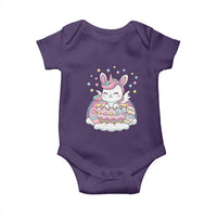 Funny Easter Unicorn Bunny Easter Eggs Baby Onesie