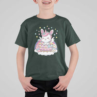 Funny Easter Unicorn Bunny Easter Eggs T Shirt For Kid
