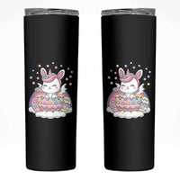 Funny Easter Unicorn Bunny Easter Eggs Skinny Tumbler