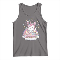 Funny Easter Unicorn Bunny Easter Eggs Tank Top